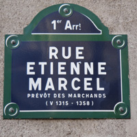 Etienne Marcel Rue de Paris